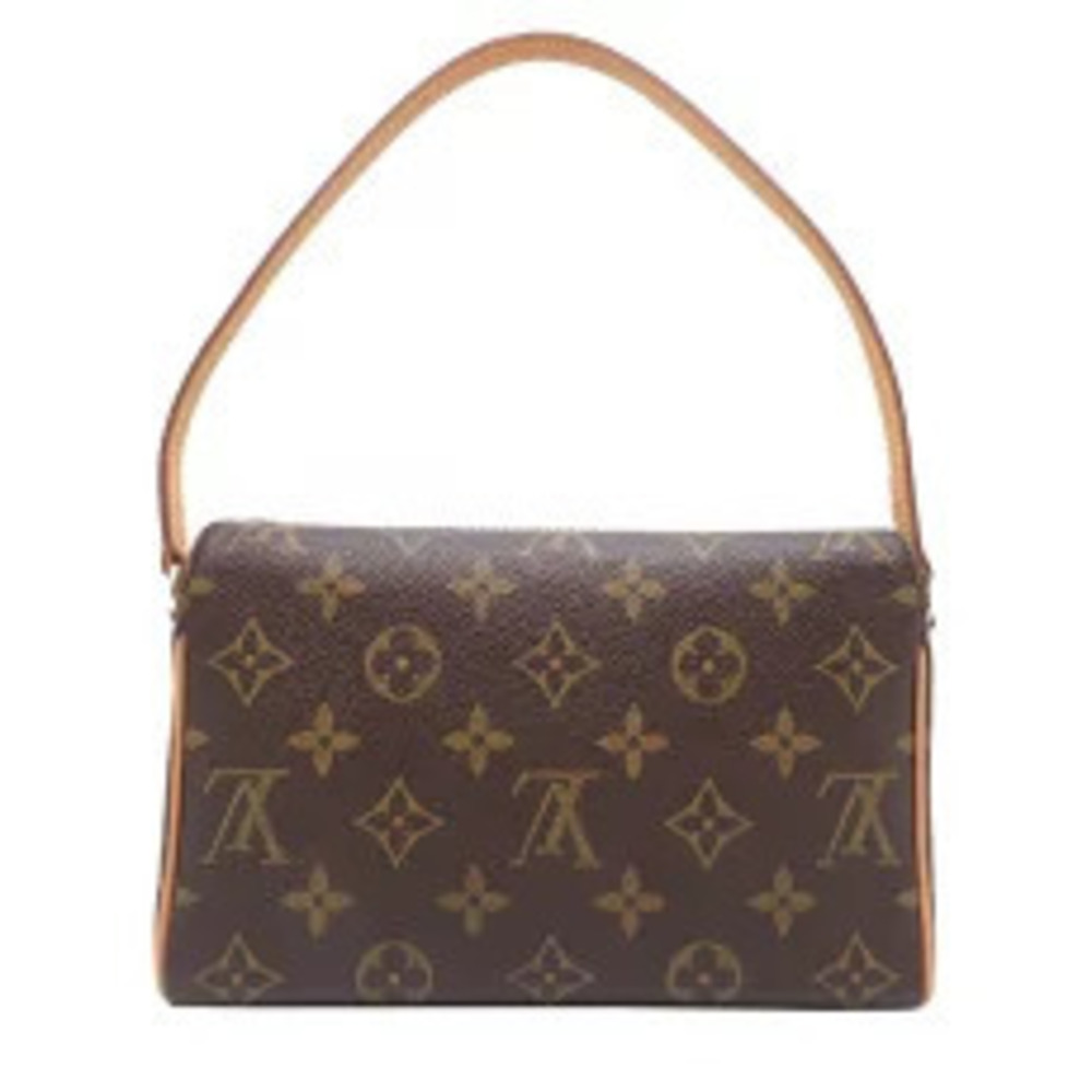 Louis Vuitton Bag Monogram Shoulder Brown Recital